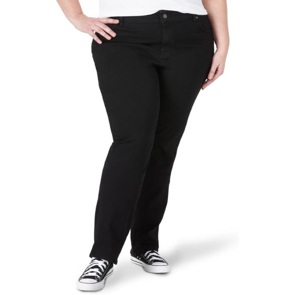 Lee Women's Plus Size Relaxed Fit Straight Leg Jean, 22W Medium